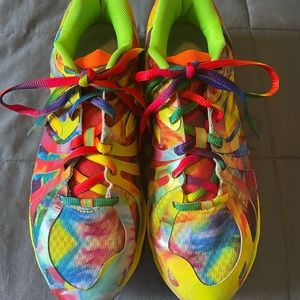 Tie dye running shoes!